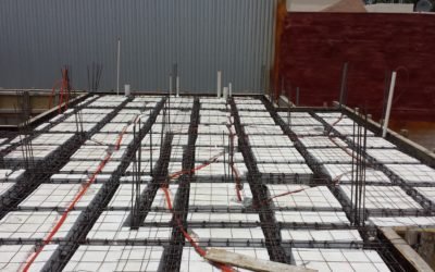 Tuberías ahogadas en concreto