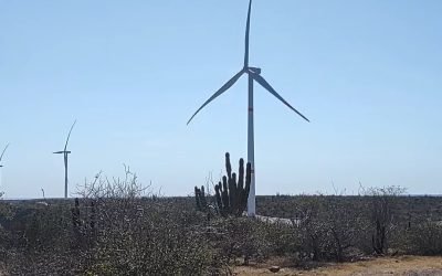 Sonido producido por las palas de un aerogenerador