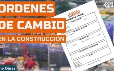 Ordenes de cambio en la construcción